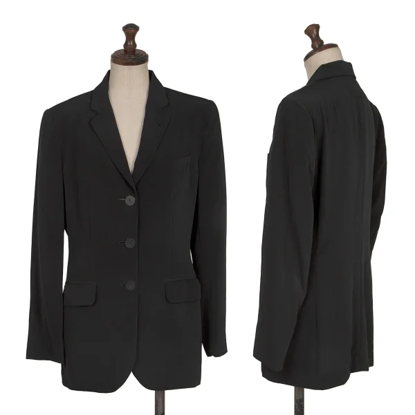 Jean Paul GAULTIER CLASSIQUE Polyester Jacket Black 40 K-165729_001