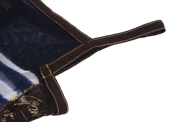 Jean Paul GAULTIER MAILLE FEMME Striped Printed Mesh Cami Top K-165730_004