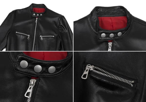 Jean Paul GAULTIER FEMME Sheepskin Leather Jacket K-165736_003