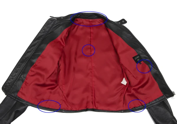 Jean Paul GAULTIER FEMME Sheepskin Leather Jacket K-165736_008