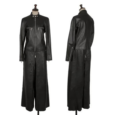 Jean Paul GAULTIER FEMME Sheepskin Leather Jacket & Pants