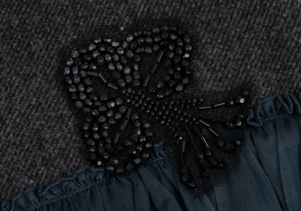 PRADA Bijou Decoration Design Skirt K-165739_006