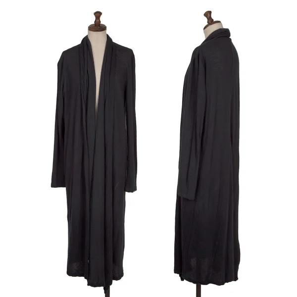 THE ROW Cashmere Buttonless Long Cardigan Navy S K-165748_001