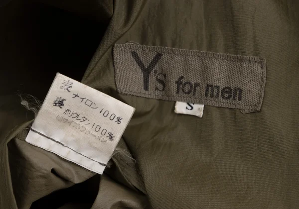 Y's for men Nylon Belted Trench Coat K-165751_020