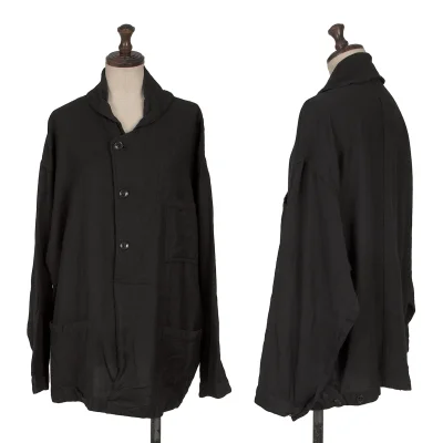 Y's Company Limited bis Wool Shawl-collar Pull-over Shirt