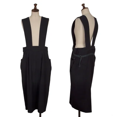 Y's Wool Shoulder Skirt