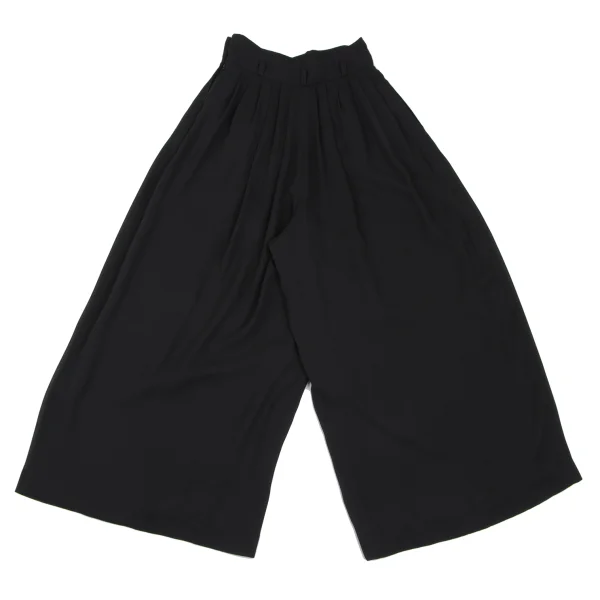KANSAI JAPAN Waist Pleats Poly Wide Pants K-165761_010