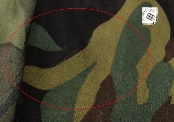 DIESEL Camo Pattern Mixed Material Draped Skirt K-165762_007