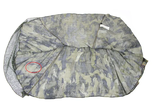 DIESEL Camo Pattern Mixed Material Draped Skirt K-165762_011