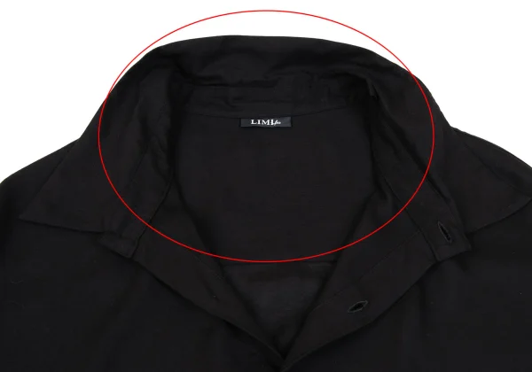 LIMI feu Lyocell Asymmetry Short Sleeve Long Shirt K-165764_005