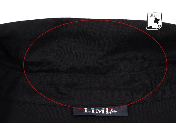 LIMI feu Lyocell Asymmetry Short Sleeve Long Shirt K-165764_006