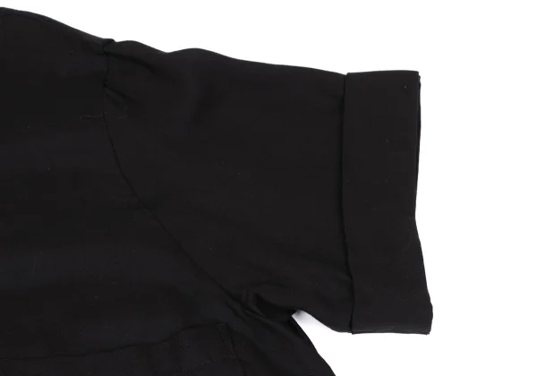 LIMI feu Lyocell Asymmetry Short Sleeve Long Shirt K-165764_010