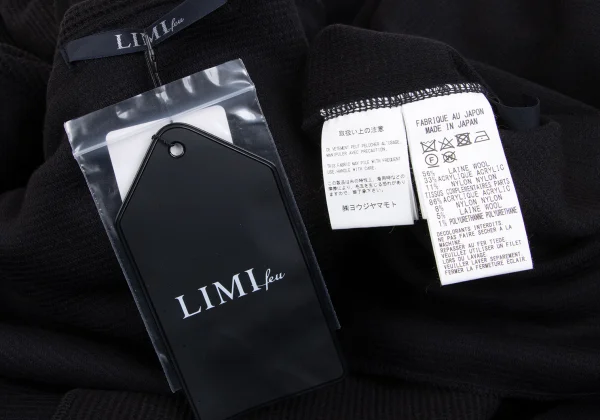 LIMI feu Thermal Layered Double Zip Knit Hoodie K-165766_017