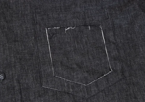 LIMI feu Cutting Design Oversized Denim Shirt K-165767_007