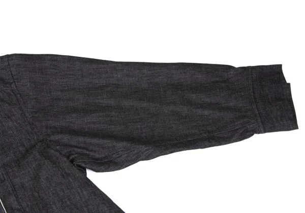 LIMI feu Cutting Design Oversized Denim Shirt K-165767_008