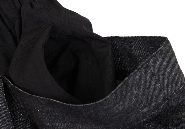 LIMI feu Double Waist Denim Cropped Pants K-165768_004