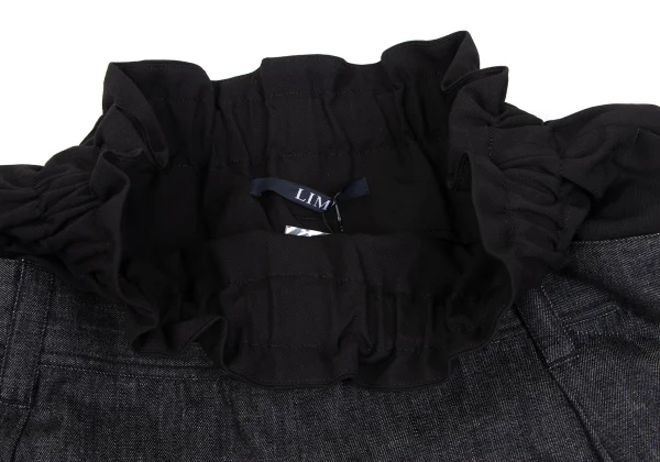 LIMI feu Double Waist Denim Cropped Pants K-165768_005