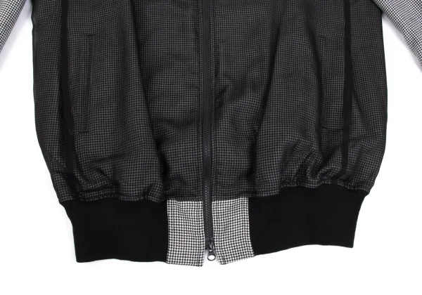 Y's Floral Flock Printed Houndstooth Blouson & Pants K-165772_007