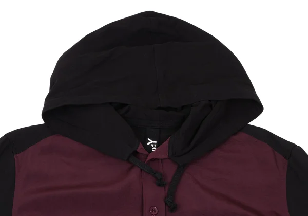 Ground Y Acetate Poly Bicolor Hooded Shirt K-165774_003