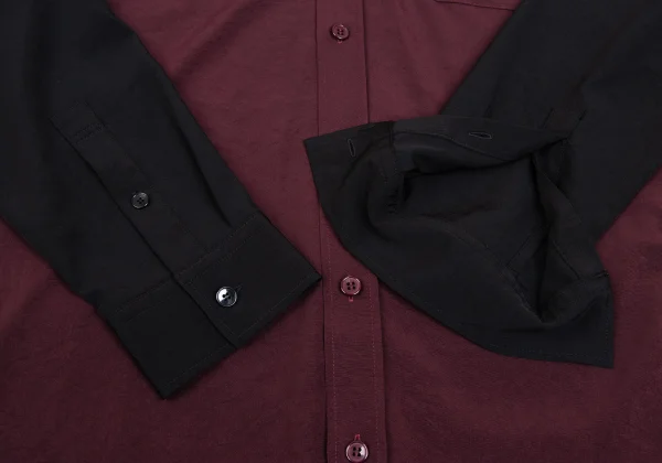 Ground Y Acetate Poly Bicolor Hooded Shirt K-165774_008