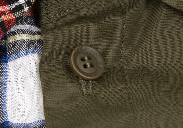 Ground Y Checker Pigment Printed Detachable Long Shirt K-165777_005