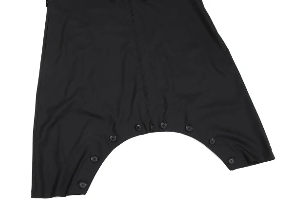 Ground Y Wool Poly Gaba Inseam Button Hooded Overalls K-165780_008