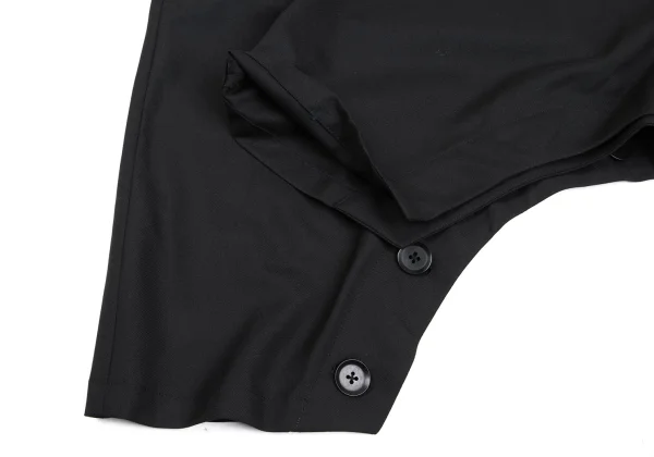 Ground Y Wool Poly Gaba Inseam Button Hooded Overalls K-165780_012