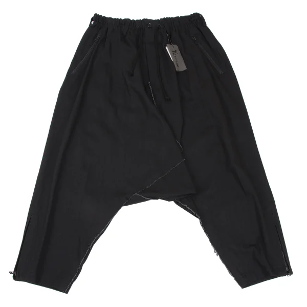 Y's BANG ON! No.96 Patch-work Dropped Crotch Pants Black 2 K-165782_001