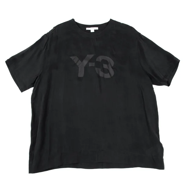 Y-3 Shoulder Zip Logo Printed T-shirt Black XL K-165784_001