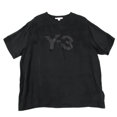 Y-3 Shoulder Zip Logo Printed T-shirt