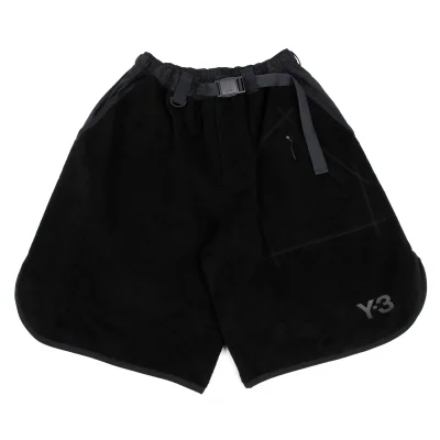 Y-3 Shaggy Wool Blend Switching Shorts