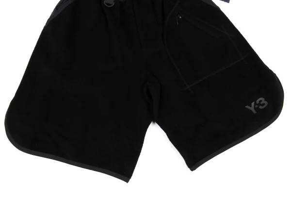Y-3 Shaggy Wool Blend Switching Shorts K-165790_008