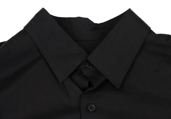 BLACK Scandal Yohji Yamamoto Hand Printed Broadcloth Long Shirt K-165792_003