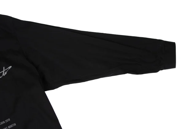 BLACK Scandal Yohji Yamamoto Hand Printed Broadcloth Long Shirt K-165792_007