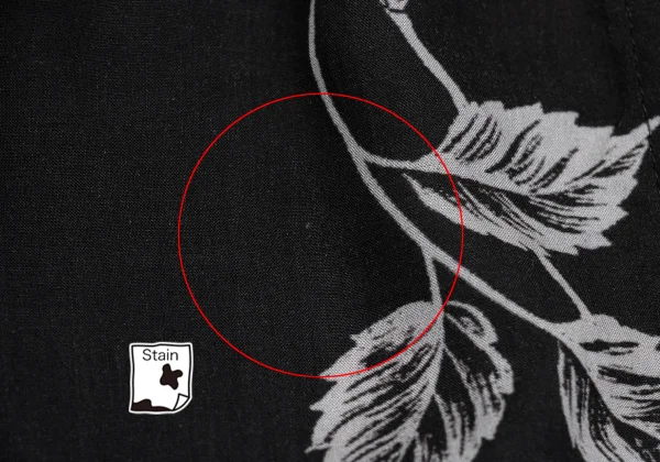 BLACK Scandal Yohji Yamamoto Monochrome Skull And Rose Print Wrap Pants K-165793_017