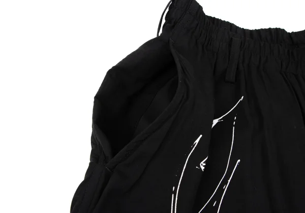 BLACK Scandal Yohji Yamamoto Nude Printed Skirt Pants K-165795_004