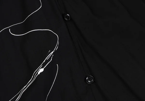 BLACK Scandal Yohji Yamamoto Nude Printed Skirt Pants K-165795_009