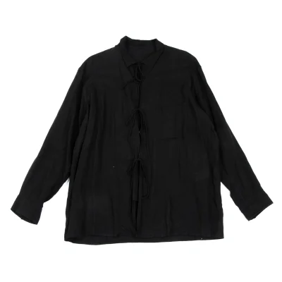 Yohji Yamamoto POUR HOMME Linen Chinese Shirt