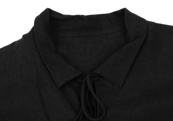 Yohji Yamamoto POUR HOMME Linen Chinese Shirt K-165797_004