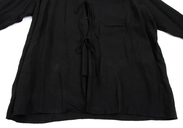 Yohji Yamamoto POUR HOMME Linen Chinese Shirt K-165797_010