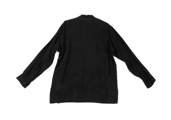 Yohji Yamamoto POUR HOMME Linen Chinese Shirt K-165797_014