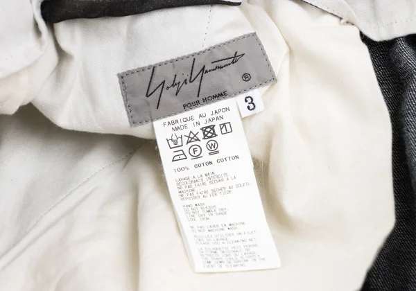 Yohji Yamamoto POUR HOMME Crow Jeans K-165798_019