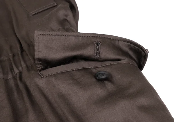 Yohji Yamamoto POUR HOMME Cotton Lyocell Dropped Crotch Jumpsuit K-165799_008