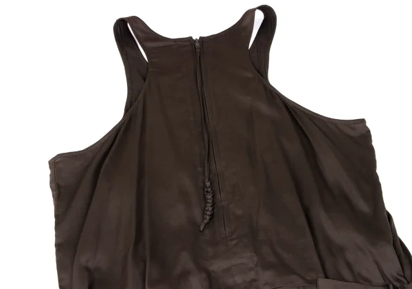 Yohji Yamamoto POUR HOMME Cotton Lyocell Dropped Crotch Jumpsuit K-165799_012