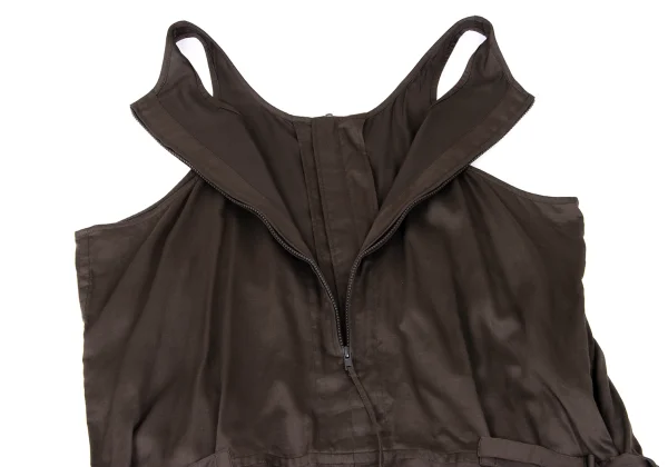 Yohji Yamamoto POUR HOMME Cotton Lyocell Dropped Crotch Jumpsuit K-165799_013