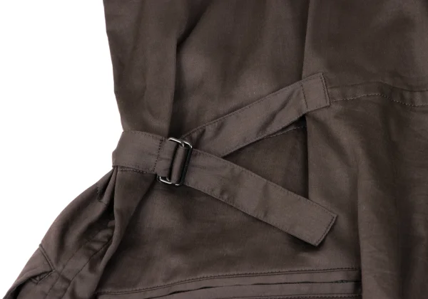 Yohji Yamamoto POUR HOMME Cotton Lyocell Dropped Crotch Jumpsuit K-165799_014