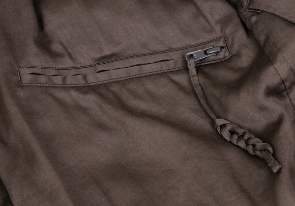 Yohji Yamamoto POUR HOMME Cotton Lyocell Dropped Crotch Jumpsuit K-165799_015