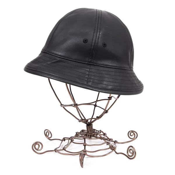 Y-3 Reversible Synthetic Leather Metro Hat K-165802_003