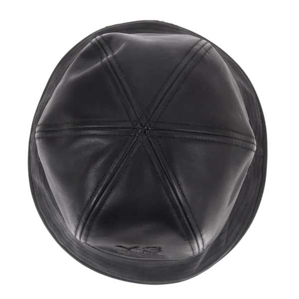 Y-3 Reversible Synthetic Leather Metro Hat K-165802_006