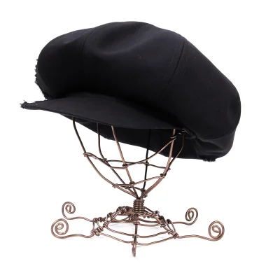 Ground Y×ISHICA Switching Cotton Big Newsboy Cap